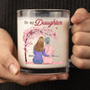 Follow Your Dreams, Believe In Yourself - Family Personalized Custom Glass Mug - Gift For Mom, Daughter