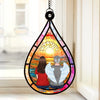 The Years May Pass, But Still, You Stay - Memorial Personalized Window Hanging Suncatcher - Sympathy Gift For Family Members