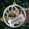 A Dog Wags Its Tail With Its Heart - Dog Personalized Custom Ornament - Metal Custom Shaped - Christmas Gift For Pet Owners, Pet Lovers