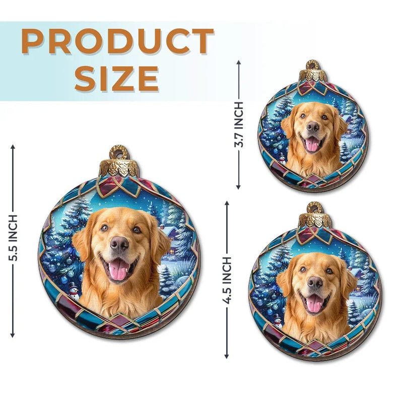 Custom Photo Pets Make Our Lives Whole - Dog & Cat Personalized Custom Ornament - Wood Custom Shaped - Christmas Gift For Pet Owners, Pet Lovers