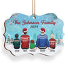 My Favorite Part Of Christmas Is Family - Family Personalized Custom Ornament - Wood Benelux Shaped - Christmas Gift For Family Members