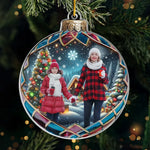 Custom Photo The Best Part Of Christmas Is Family Time - Family Personalized Custom Ornament - Acrylic Custom Shaped - Christmas Gift For Family Members