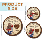 The Year I Found My Missing Piece - Couple Personalized Custom Ornament - Wood Custom Shaped - Christmas Gift For Husband Wife, Anniversary