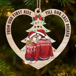 I Already Got The Best Present This Year - Couple Personalized Custom Ornament - Wood Custom Shaped - Christmas Gift For Husband Wife, Anniversary