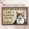 Custom Photo Life Is Full Of Little Joys With Cats Around - Cat Personalized Custom Home Decor Decorative Mat - Gift For Pet Owners, Pet Lovers