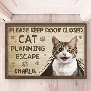 Custom Photo Life Is Full Of Little Joys With Cats Around - Cat Personalized Custom Home Decor Decorative Mat - Gift For Pet Owners, Pet Lovers
