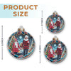 Custom Photo The Best Part Of Christmas Is Family Time - Family Personalized Custom Ornament - Acrylic Custom Shaped - Christmas Gift For Family Members