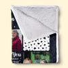 Custom Photo I Love You All The Way To The Moon And Back - Family Personalized Custom Blanket - Christmas Gift For Grandma, Grandkid