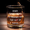 You’re My Priority - Couple Personalized Custom Whiskey Glass - Gift For Husband Wife, Anniversary