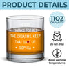 You’re My Priority - Couple Personalized Custom Whiskey Glass - Gift For Husband Wife, Anniversary