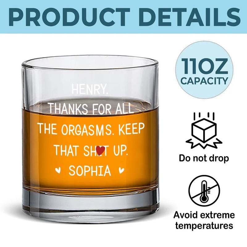 You’re My Priority - Couple Personalized Custom Whiskey Glass - Gift For Husband Wife, Anniversary