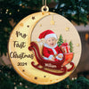 Custom Photo Babies Bring Joy To Christmas - Family Personalized Custom Ornament - Wood Custom Shaped - Christmas Gift For Baby Kids, Newborn Baby, First Christmas