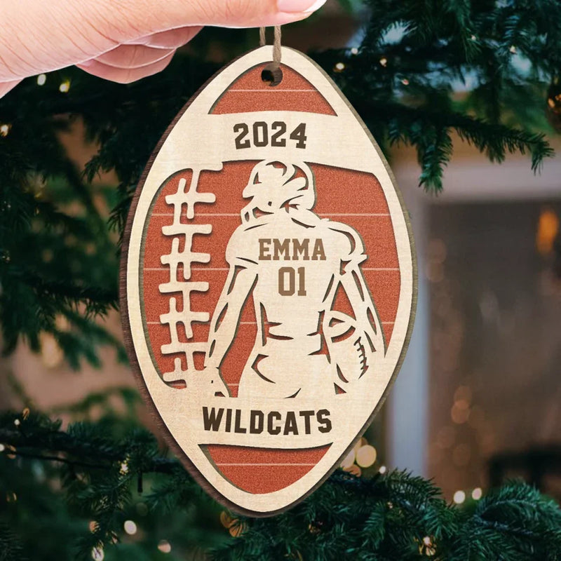 Rucking And Rolling On The Rugby Field - Personalized Custom Ornament - Wood Custom Shaped - Christmas Gift For Sport Lovers, Sport Players