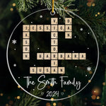 Christmas Is A Time For Families - Family Personalized Custom Ornament - Acrylic Custom Shaped - Christmas Gift For Family Members