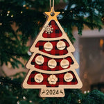 Love Is The True Spirit Of Christmas - Family Personalized Custom Ornament - Wood Custom Shaped - Christmas Gift For Family