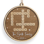 For It Is In Giving That We Receive - Family Personalized Custom Ornament - Wood Custom Shaped - Christmas Gift For Family Members
