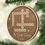 For It Is In Giving That We Receive - Family Personalized Custom Ornament - Wood Custom Shaped - Christmas Gift For Family Members