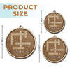 For It Is In Giving That We Receive - Family Personalized Custom Ornament - Wood Custom Shaped - Christmas Gift For Family Members