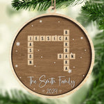 For It Is In Giving That We Receive - Family Personalized Custom Ornament - Wood Custom Shaped - Christmas Gift For Family Members