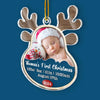 Custom Photo My First Christmas - Family Personalized Custom Ornament - Acrylic Custom Shaped - Christmas Gift For Baby Kids, Newborn Baby, First Christmas