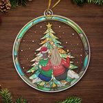 Merry Christmas To My Best Friends - Bestie Personalized Custom Ornament - Acrylic Custom Shaped - Christmas Gift For Best Friends, BFF, Sisters
