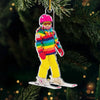 Custom Photo Never Say Never - Personalized Custom Ornament - Acrylic Custom Shaped - Christmas Gift For Sport Lovers, Sport Players