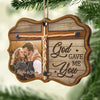 Custom Photo You're My Kind Of Perfect - Couple Personalized Custom Ornament - Wood Benelux Shaped - Christmas Gift For Husband Wife, Anniversary