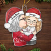 Christmas With My Family Is My Happy Place! - Family Personalized Custom Ornament - Acrylic Custom Shaped - Christmas Gift For Grandma