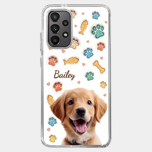 Custom Photo A Pet’s Love Is The Best Kind Of Love - Dog & Cat Personalized Custom 3D Inflated Effect Printed Clear Phone Case - Gift For Pet Owners, Pet Lovers