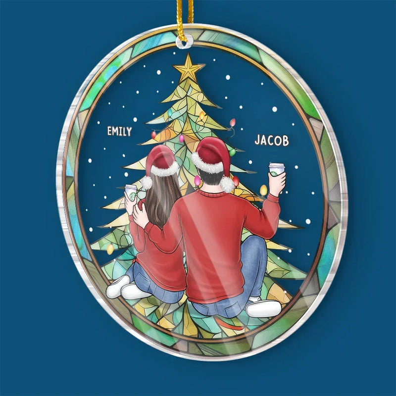 You’re The Piece Of Me I Never Knew Was Missing - Couple Personalized Custom Ornament - Acrylic Custom Shaped - Christmas Gift For Husband Wife, Anniversary