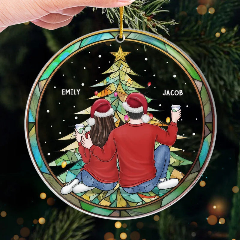 You’re The Piece Of Me I Never Knew Was Missing - Couple Personalized Custom Ornament - Acrylic Custom Shaped - Christmas Gift For Husband Wife, Anniversary