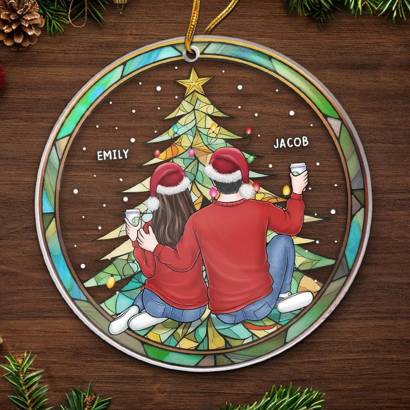 You’re The Piece Of Me I Never Knew Was Missing - Couple Personalized Custom Ornament - Acrylic Custom Shaped - Christmas Gift For Husband Wife, Anniversary