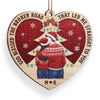 With You, Forever Isn’t Long Enough - Couple Personalized Custom Ornament - Wood Custom Shaped - Christmas Gift For Husband Wife, Anniversary