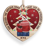 Custom Initials Romantic Christmas Gifts for Couples - Personalized Ornament