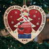 With You, Forever Isn’t Long Enough - Couple Personalized Custom Ornament - Wood Custom Shaped - Christmas Gift For Husband Wife, Anniversary