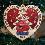 Custom Initials Romantic Christmas Gifts for Couples - Personalized Ornament