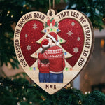 Custom Initials Romantic Christmas Gifts for Couples - Personalized Ornament