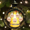 May You Experience A Magical Christmas - Family Personalized Custom Candlelight Lantern Ornament - Christmas Gift For Family Members