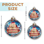 Custom Photo Celebrate Christmas With Furry Friends - Dog & Cat Personalized Custom Ornament - Acrylic Custom Shaped - Christmas Gift For Cat Lovers, Pet Owners