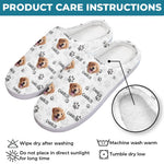 Custom Photo Every Wag Brings Joy To My Heart - Dog & Cat Personalized Custom Fluffy Slippers - Christmas Gift For Pet Owners, Pet Lovers