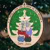 Friendship Is A Bond That Grows Stronger Over Time - Bestie Personalized Custom Ornament - Wood Custom Shaped - Christmas Gift For Best Friends, BFF, Sisters