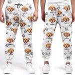 Custom Photo My Best Friend Has Four Paws - Dog & Cat Personalized Custom Unisex Sweatpants - Christmas Gift For Pet Owners, Pet Lovers