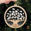 Christmas Is A Time To Gather And Love - Family Personalized Custom Ornament - Acrylic Custom Shaped - Christmas Gift For Family Members