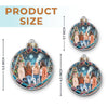 Custom Photo Always There For Each Other - Family Personalized Custom Ornament - Acrylic Custom Shaped - Christmas Gift For Family Members, Siblings, Brothers, Sisters