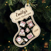 This Christmas, Our Stocking Is Overflowing With Baby Cuddles - Family Personalized Custom Ornament - Acrylic Custom Shaped - Christmas Gift For Baby Kids, Newborn Baby, First Christmas