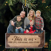 Custom Photo Togetherness Is What Makes The Season Bright - Family Personalized Custom Ornament - Acrylic Custom Shaped - Christmas Gift For Family Members