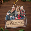 Custom Photo Togetherness Is What Makes The Season Bright - Family Personalized Custom Ornament - Acrylic Custom Shaped - Christmas Gift For Family Members