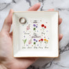 The Best Mom Get Promoted To Grandma - Family Personalized Custom Jewelry Dish - Gift For Mom, Grandma