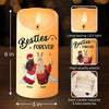 With You It's Always A Good Time - Bestie Personalized Custom LED Candle - Christmas Gift For Best Friends, BFF, Sisters