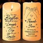 Forever Kind Of Friendship - Bestie Personalized Custom LED Candle - Christmas Gift For Best Friends, BFF, Sisters